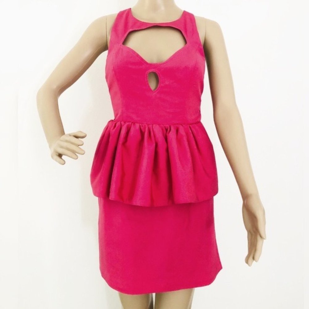 New! KEEPSAKE Hot Pink Cocktail Dress